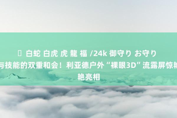 ✨白蛇 白虎 虎 龍 福 /24k 御守り お守り 艺术与技能的双重和会！利亚德户外“裸眼3D”流露屏惊艳亮相