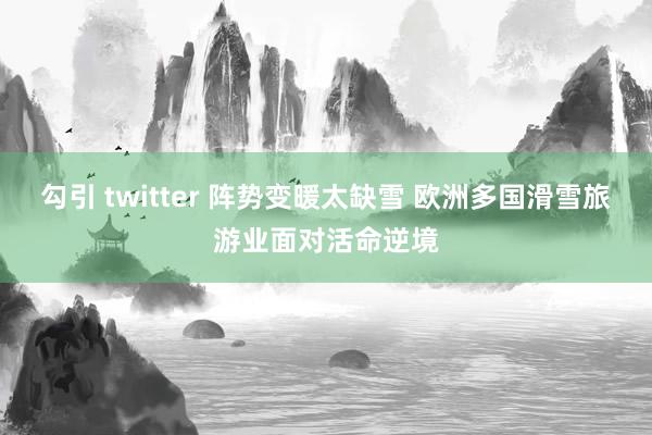 勾引 twitter 阵势变暖太缺雪 欧洲多国滑雪旅游业面对活命逆境