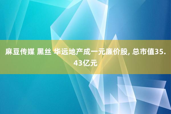 麻豆传媒 黑丝 华远地产成一元廉价股, 总市值35.43亿元