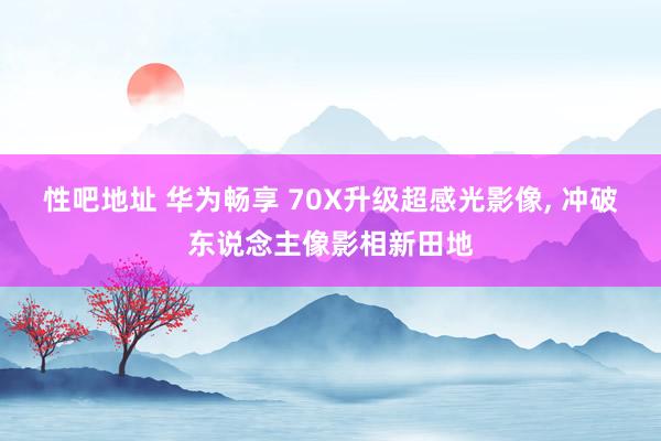 性吧地址 华为畅享 70X升级超感光影像, 冲破东说念主像影相新田地