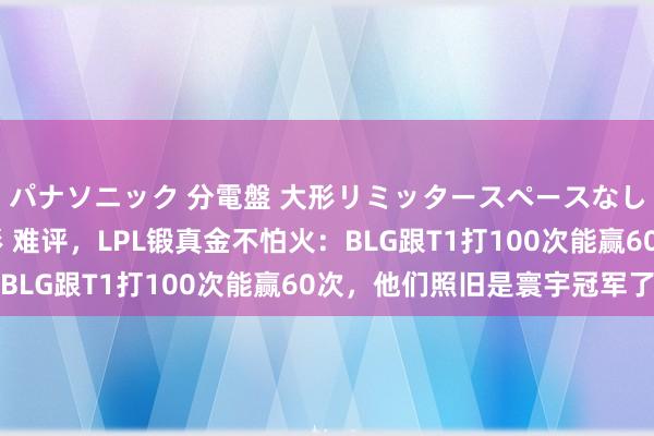 パナソニック 分電盤 大形リミッタースペースなし 露出・半埋込両用形 难评，LPL锻真金不怕火：BLG跟T1打100次能赢60次，他们照旧是寰宇冠军了